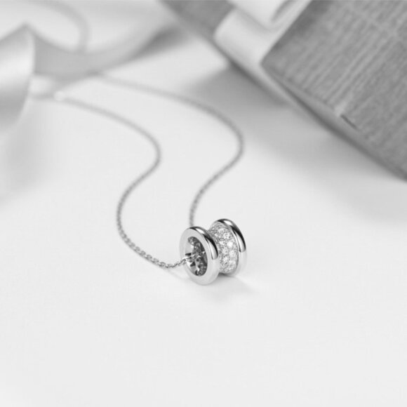 💥 925 Silver Plated Elegant Refine Dainty Necklace for Women, EVGG1057 - Picture 2 of 6